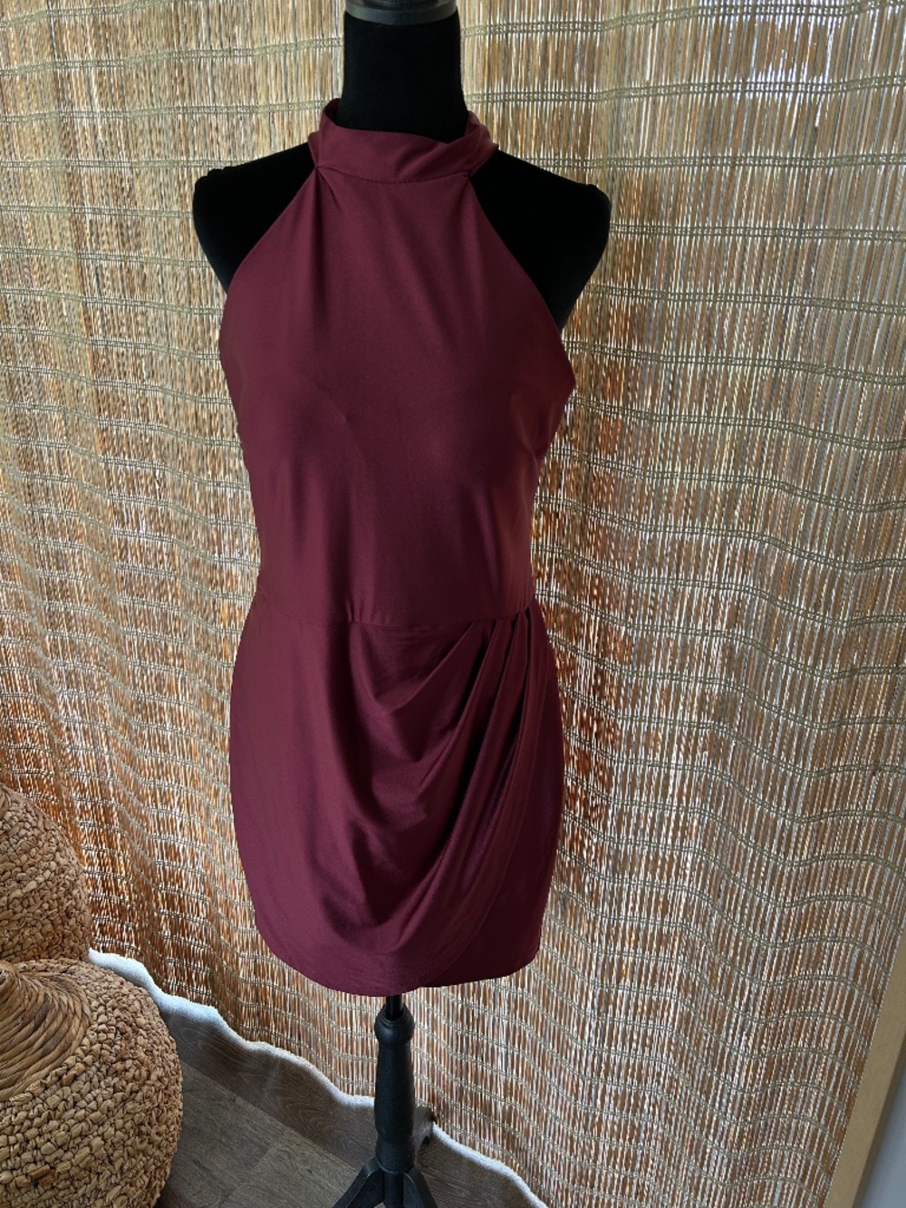 NWT Blonde Nights by Stacy Sklar Junior Wine colored dress